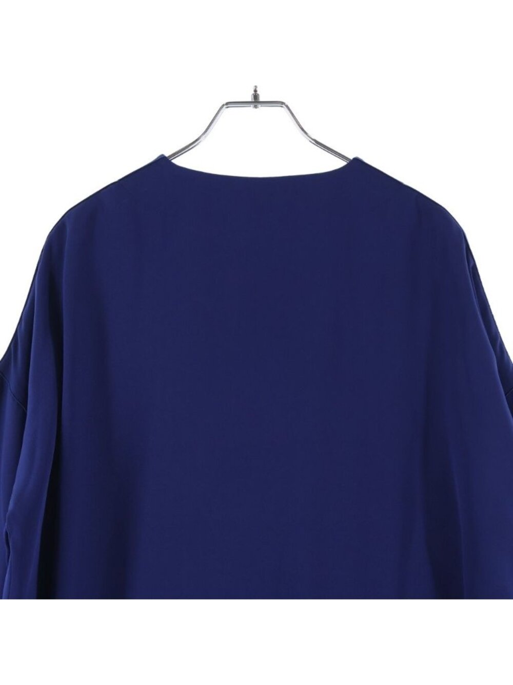 Celine Dress Three Quarter Sleeve Silk Blue - Picture 4 of 8